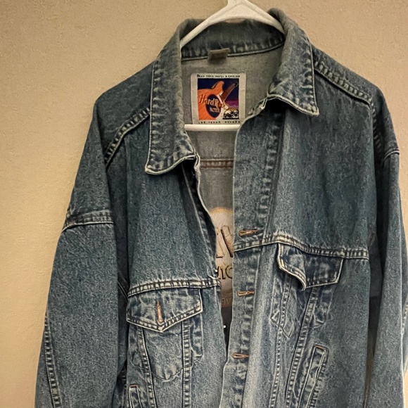 Original Jean Jacket HARD ROCK HOTEL Las Vegas XL - Picture 6 of 6